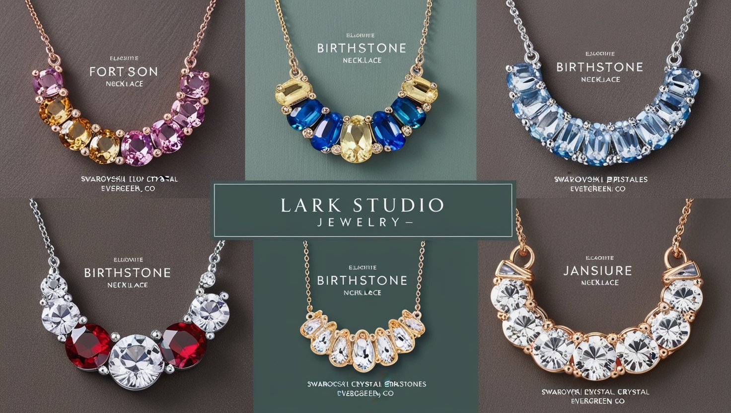 Lark Studio Jewelry Birthstone Necklaces Evergreen CO