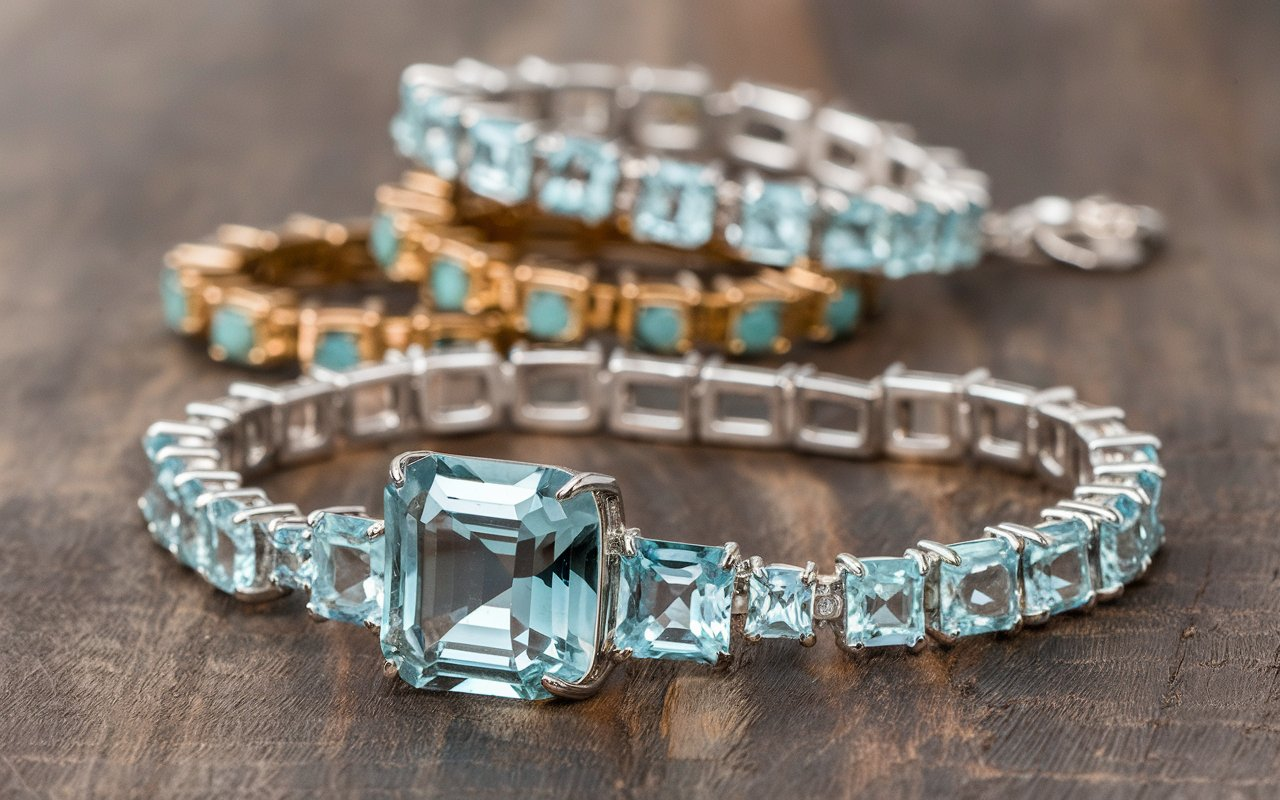 Fred Made in Italy Aquamarine Bracelet