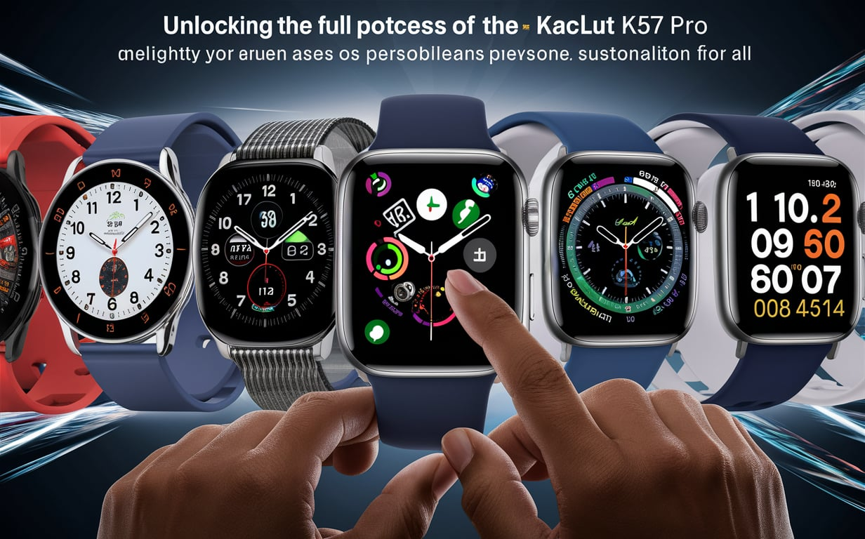 How to Put Watch Faces on Kaclut K57 Pro