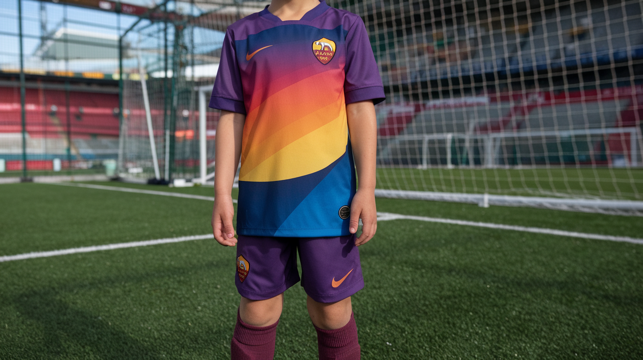 Kids' Size XL or L Nike Roma Third Kit 2019