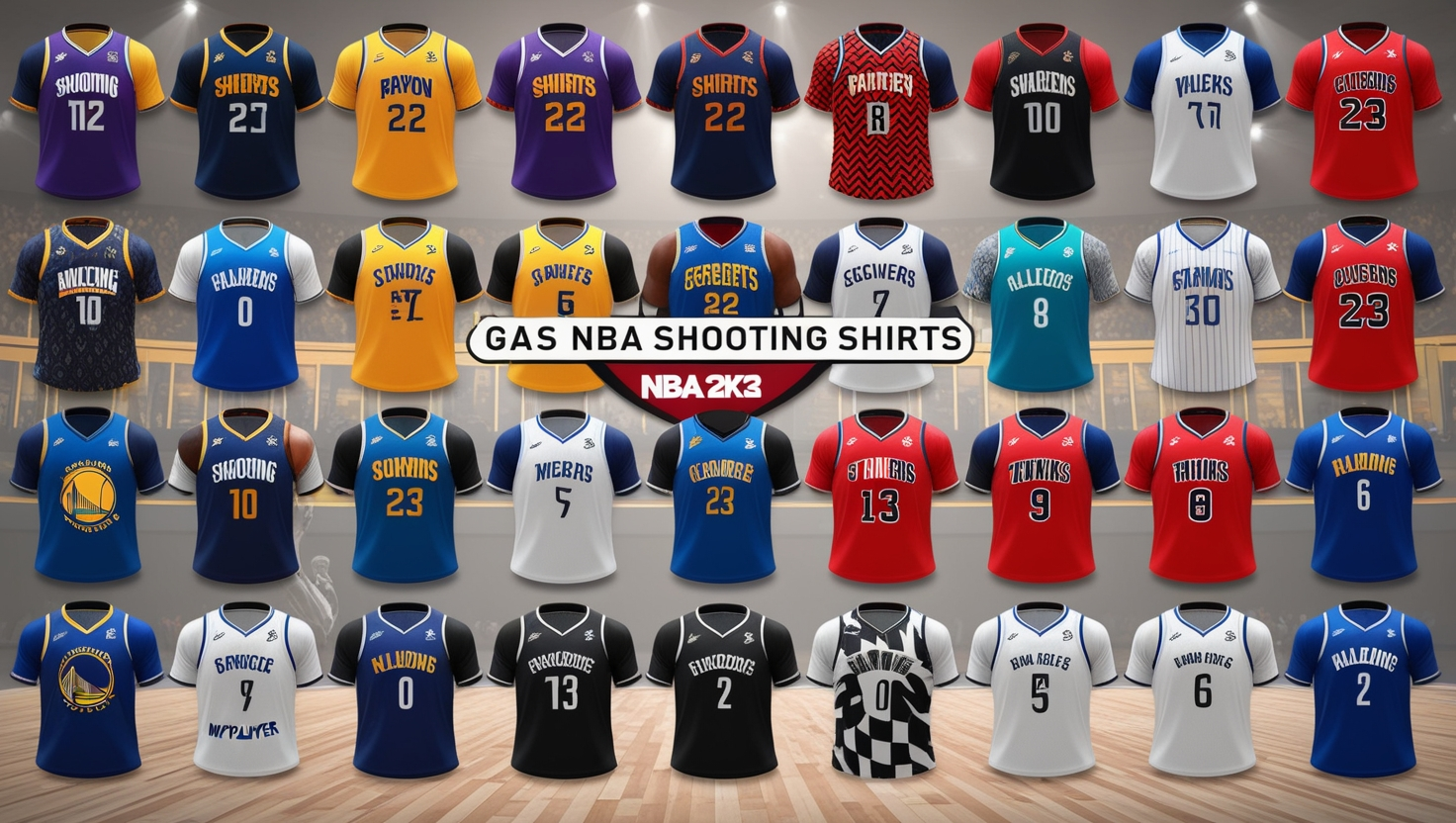 GBAS Shooting Shirts NBA 2K23 Mod