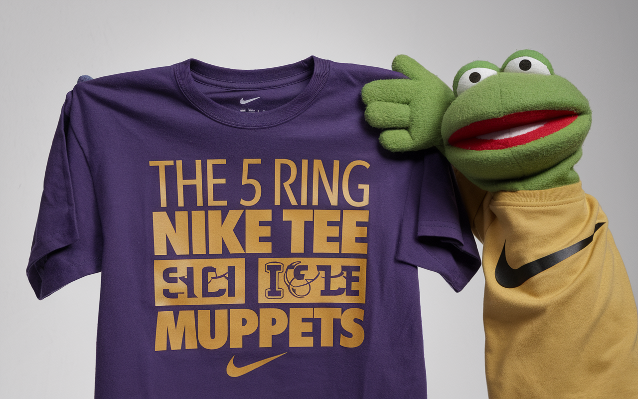 5 Rings Nike Tee Kobe Muppets