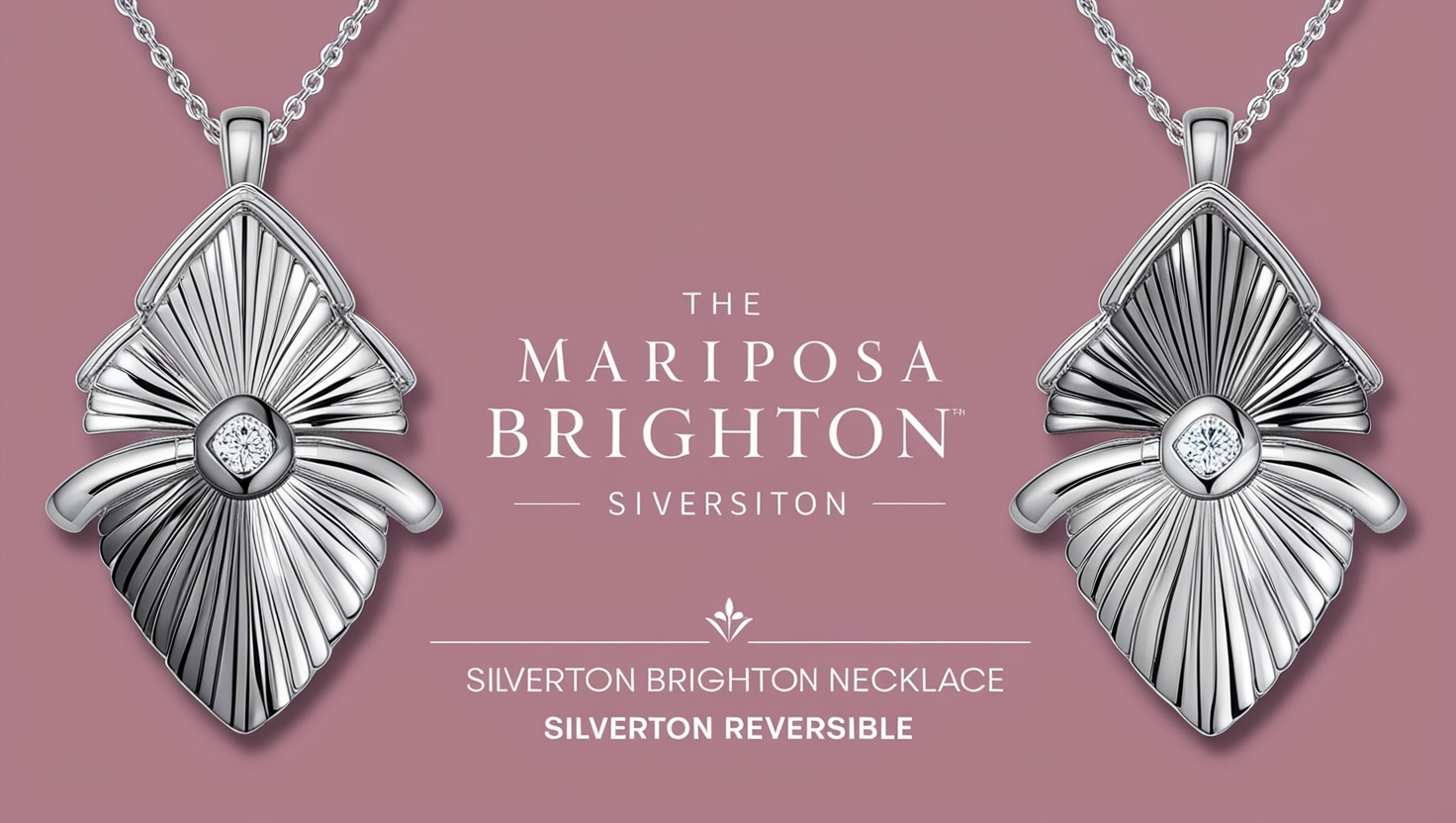 Mariposa Brighton Necklace Silverton Reversible