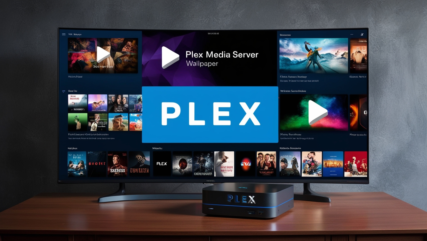 Plex Media Server Wallpaper 3440x1440