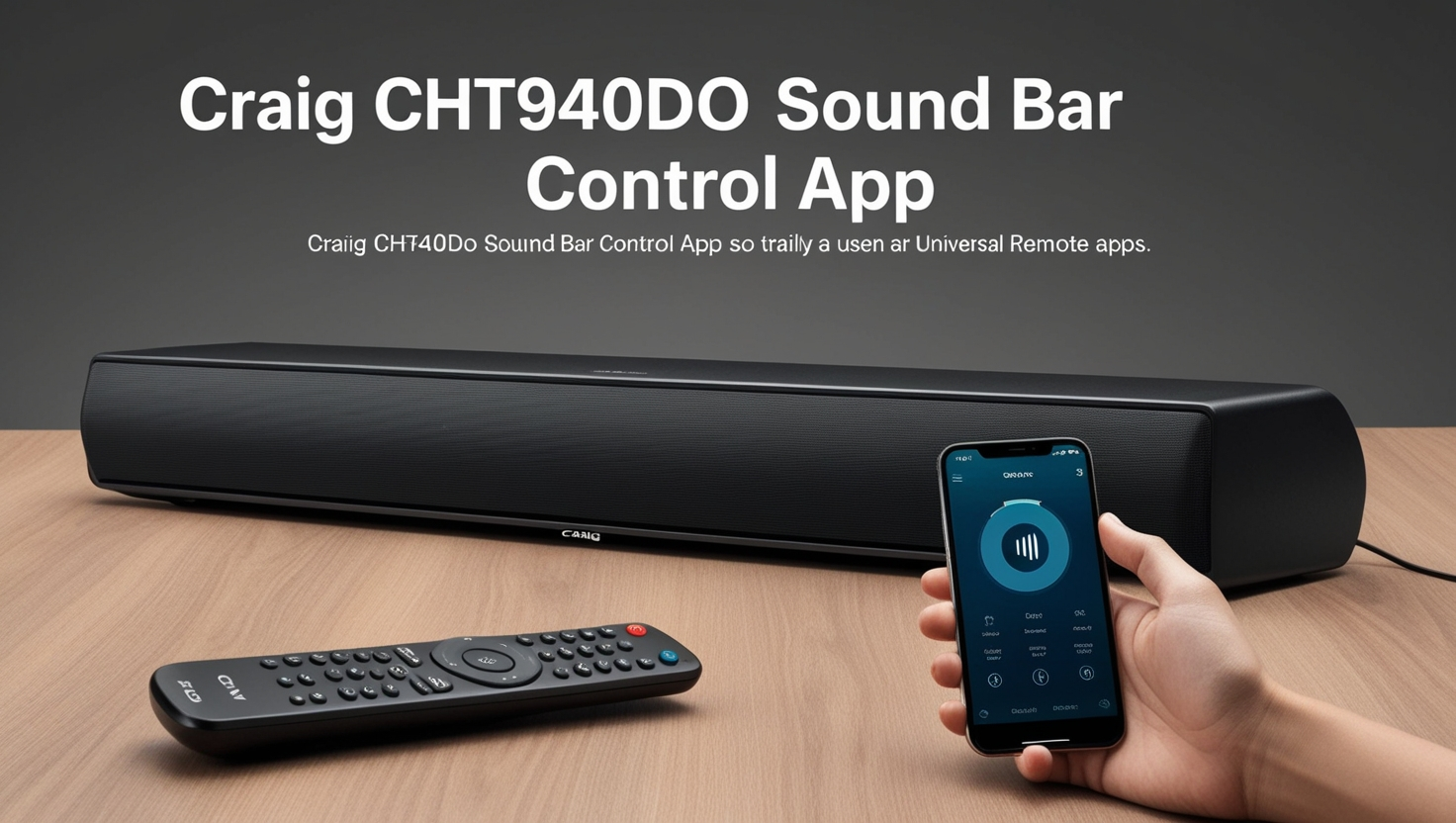 Craig CHT940DO Sound Bar Control App