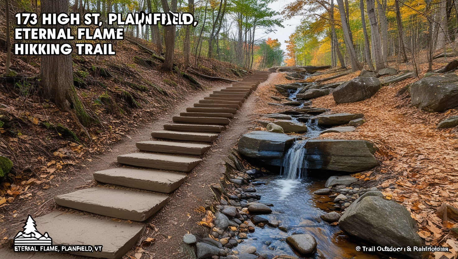 173 High St Plainfield VT to Eternal Flame Hiking Trail