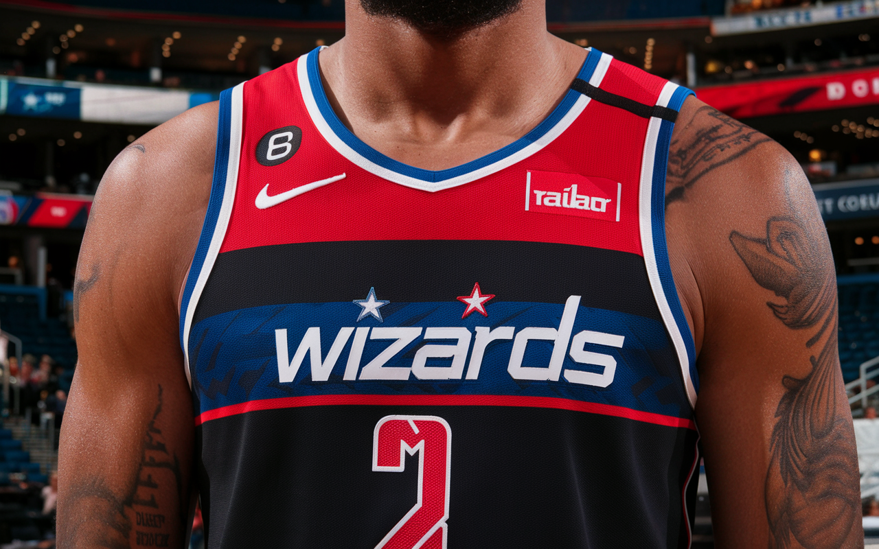 Wizards Black Jerseys Mahmood