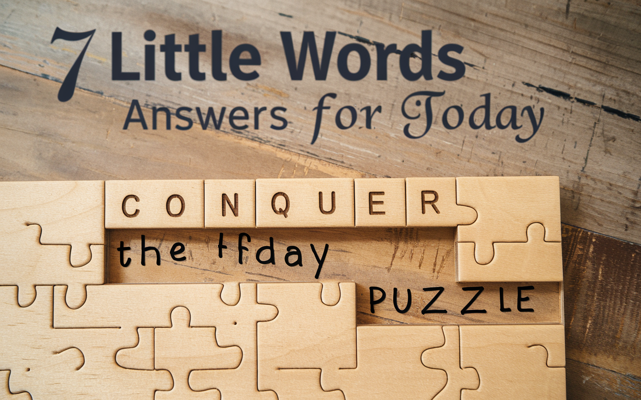 7 Little Words Answers for Today