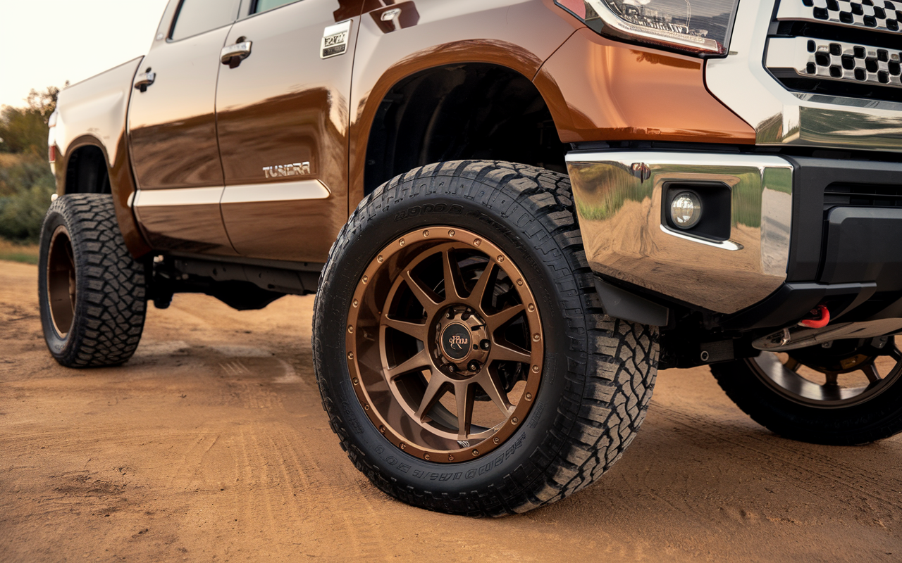 Fuel Rebel Bronze 22x10 Toyota Tundra 2018 Wheels